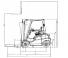Linde H18D आयाम और आकार
