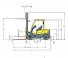 Hyster H2.0FT आयाम और आकार