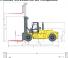 Hyster H28XM 12 आयाम और आकार
