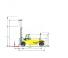 Hyster H36.00XMS 12 आयाम और आकार