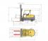 Hyster H4.0FT 5 आयाम और आकार