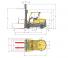 Hyster H4.0FT 6 आयाम और आकार