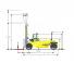 Hyster H44.00XM 12 आयाम और आकार