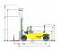 Hyster H44.00XMS 12 आयाम और आकार