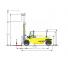 Hyster H48.00XMS 12 आयाम और आकार