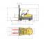 Hyster H5.0FT आयाम और आकार