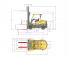 Hyster H5.5FT आयाम और आकार