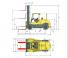 Hyster H8.0FT 6 आयाम और आकार