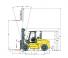 Hyster H9.00XM 6 आयाम और आकार