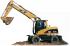 व्हील एक्सकेवेटर Caterpillar M 313 C Mono