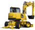 व्हील एक्सकेवेटर Komatsu PW118MR-8