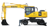 व्हील एक्सकेवेटर Komatsu PW200-7E0