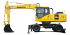 व्हील एक्सकेवेटर Komatsu PW200-7E0