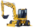 व्हील एक्सकेवेटर Komatsu PW98MR-8