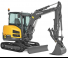 मिनी एक्सकेवेटर Volvo ECR40D