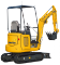 मिनी एक्सकेवेटर Komatsu PC18MR-3