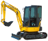 मिनी एक्सकेवेटर Komatsu PC26MR-3