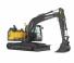 क्रॉलर एक्सकेवेटर Volvo EC140ELM