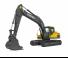 क्रॉलर एक्सकेवेटर Volvo EC220DL