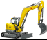 क्रॉलर एक्सकेवेटर Wacker Neuson EZ80