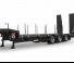 Schwarzmüller 3-axle low loader semitrailer with offset platform - reinforced - extendible