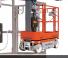 टेलीस्कोपिक बूम लिफ्ट सिंगल वर्टिकल मास्ट बूम लिफ्ट Skyjack SJ 12