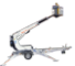टेलीस्कोपिक बूम लिफ्ट ट्रेलर माउंटेड टेलीस्कोपिक बूम लिफ्ट Dino Lift Dino 135T