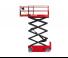 सिज़र लिफ्ट व्हील्ड सिज़र लिफ्ट Manitou 100 SEC