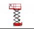 सिज़र लिफ्ट व्हील्ड सिज़र लिफ्ट Manitou 78 SEC