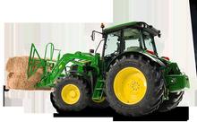 4WD ट्रैक्टर John Deere 6100 MC