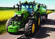 4WD ट्रैक्टर John Deere 6210 R Premium