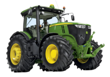4WD ट्रैक्टर John Deere 7200 R