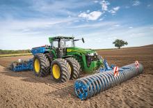 4WD ट्रैक्टर John Deere 8R 340 