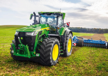 4WD ट्रैक्टर John Deere 8R 490  