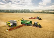 4WD ट्रैक्टर Claas Axion 9.360 Terra Trac 