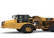 आर्टिकुलेटेड डंप ट्रक Caterpillar 745