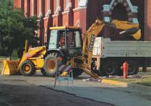 बैकहो लोडर John Deere Construction 410 E