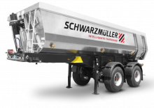 डंप ट्रेलर / टिपर सेमी ट्रेलर Schwarzmüller 2-axle aluminium segment tipper semitrailer - wheelbase 1,810 mm