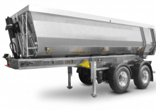 डंप ट्रेलर / टिपर सेमी ट्रेलर Schwarzmüller 2-axle full aluminium segment tipper semitrailer - wheelbase 1,810 mm