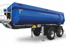 डंप ट्रेलर / टिपर सेमी ट्रेलर Schwarzmüller 2-axle steel segment tipper semitrailer - wheelbase 1,810 mm