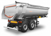 डंप ट्रेलर / टिपर सेमी ट्रेलर Schwarzmüller 2-axle steel segment tipper semitrailer