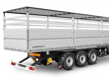 डंप ट्रेलर / टिपर सेमी ट्रेलर Schwarzmüller 3-axle 3-way tipper semitrailer - long-haul transport