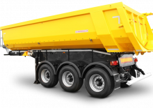 डंप ट्रेलर / टिपर सेमी ट्रेलर Schwarzmüller 3-axle aluminium segment tipper semitrailer