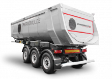 डंप ट्रेलर / टिपर सेमी ट्रेलर Schwarzmüller 3-Axle Aluminium-Segment Tipper Semitrailer with thermal insulation