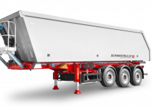 डंप ट्रेलर / टिपर सेमी ट्रेलर Schwarzmüller 3-axle full aluminium hollow profile tipper semitrailer