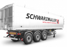 डंप ट्रेलर / टिपर सेमी ट्रेलर Schwarzmüller 3-axle large-scale aluminium hollow profile tipper semitrailer