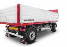 डंप ट्रेलर / टिपर ट्रेलर Schwarzmüller 2-axle 3-way tipper trailer - building materials