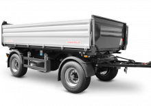 डंप ट्रेलर / टिपर ट्रेलर Schwarzmüller 2-axle 3-way tipper trailer - building site