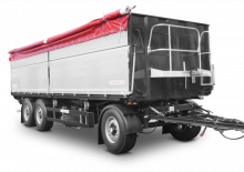 डंप ट्रेलर / टिपर ट्रेलर Schwarzmüller 3-axle 3-way tipper trailer - long-haul transport