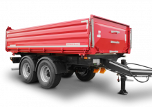 डंप ट्रेलर / टिपर ट्रेलर Schwarzmüller Centre-axle 3-way tipper trailer - building site